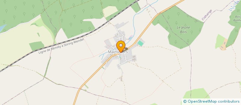 localisation de l'entreprise MADAME SANDRINE STRENTZ  MAINVILLERS