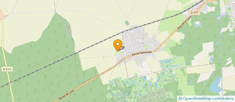 localisation de l'entreprise MADAME SANDRINE SUDOL  GIZY