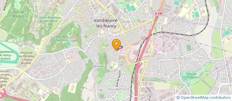 localisation de l'entreprise MADAME SANDRINE SUTTER  VANDUVRE-LES-NANCY