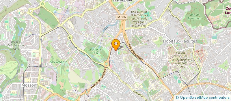 localisation de l'entreprise MADAME SANDRINE SWIDERSKI à MONTPELLIER