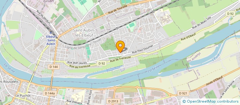 localisation de l'entreprise MADAME SANDRINE SYRYKH  SAINT-AUBIN-LES-ELBEUF