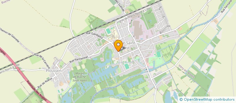 localisation de l'entreprise MADAME SANDRINE SZYBURA  BIACHE-SAINT-VAAST