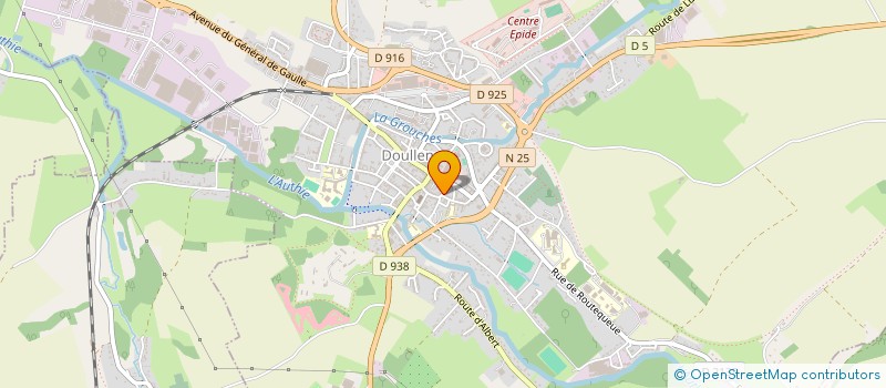 localisation de l'entreprise MADAME SANDRINE TABARY à DOULLENS