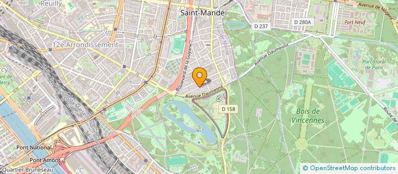 localisation de l'entreprise MADAME SANDRINE TABO  SAINT-MANDE