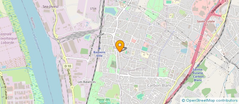 localisation de l'entreprise MADAME SANDRINE TACHE  BASSENS