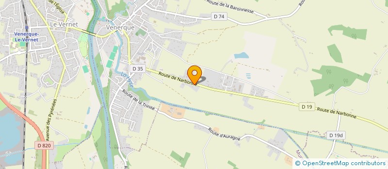 localisation de l'entreprise MADAME SANDRINE TAILLADE à VENERQUE