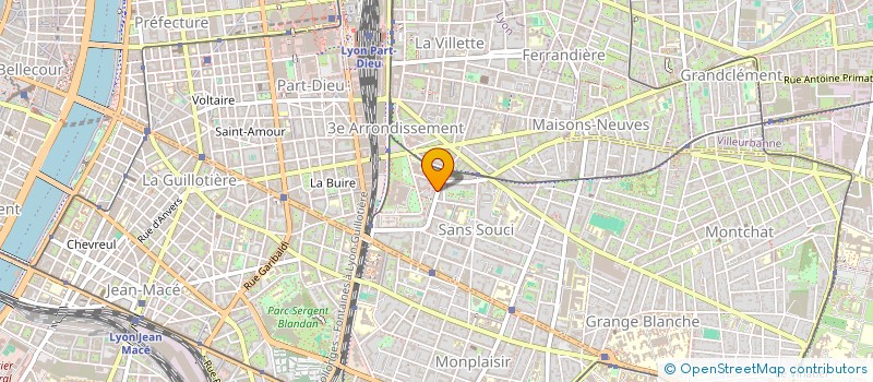 localisation de l'entreprise MADAME SANDRINE TAILLEFER  LYON