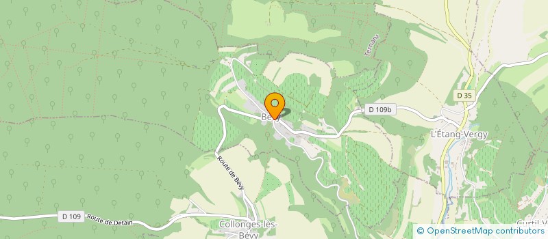 localisation de l'entreprise MADAME SANDRINE TANQUEREL  BEVY