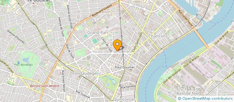 localisation de l'entreprise MADAME SANDRINE TANUCCI à BORDEAUX