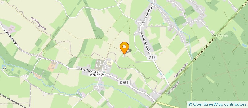 localisation de l'entreprise MADAME SANDRINE TAQUET  GOMMEGNIES