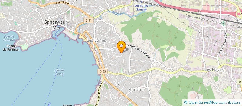 localisation de l'entreprise MADAME SANDRINE TARDITO à SIX-FOURS-LES-PLAGES