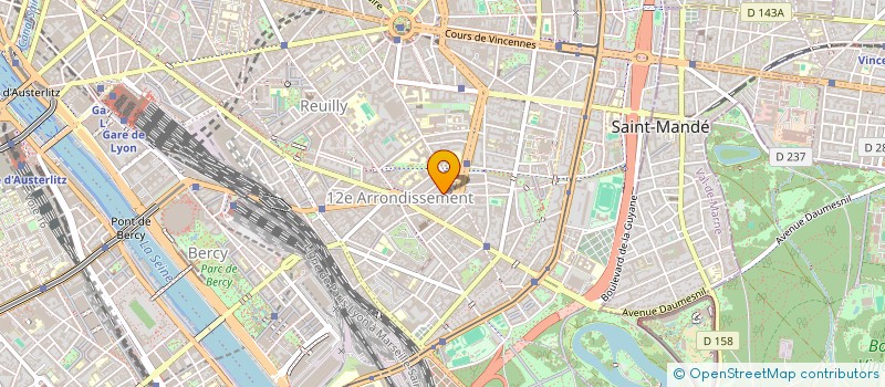 localisation de l'entreprise MADAME SANDRINE TARGE  PARIS