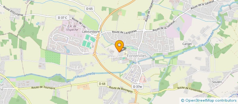 localisation de l'entreprise MADAME SANDRINE TASTAYRE  BONREPOS-SUR-AUSSONNELLE