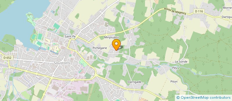 localisation de l'entreprise MADAME SANDRINE TAULE à SOUSTONS