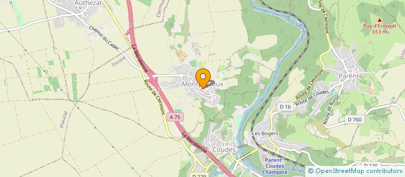 localisation de l'entreprise MADAME SANDRINE TAVERNE  MONTPEYROUX