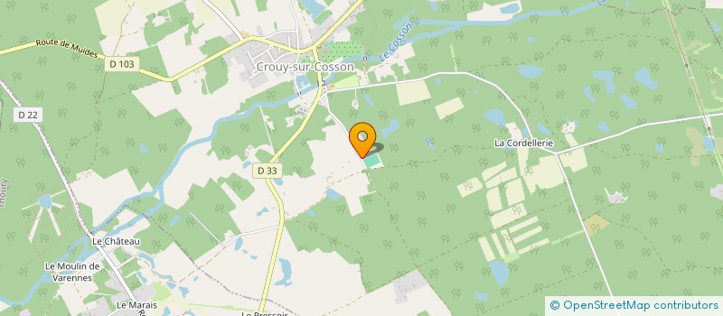 localisation de l'entreprise MADAME SANDRINE TEIXEIRA  VILLENY