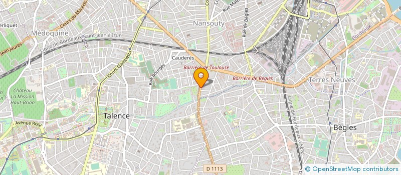 localisation de l'entreprise MADAME SANDRINE TERRASSIN à BORDEAUX