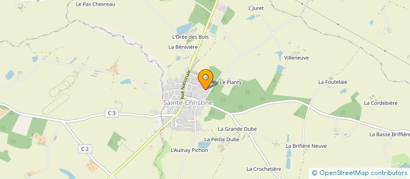 localisation de l'entreprise MADAME SANDRINE TESSIER  CHEMILLE-EN-ANJOU