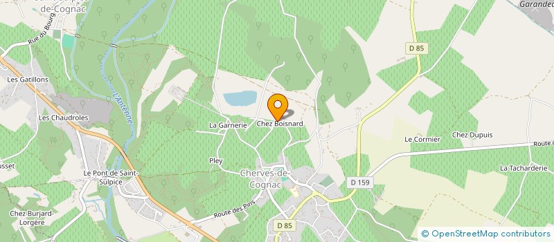 localisation de l'entreprise MADAME SANDRINE TEXIER  VAL-DE-COGNAC