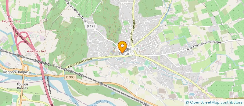 localisation de l'entreprise MADAME SANDRINE TEYSSIERE  CAUMONT-SUR-DURANCE