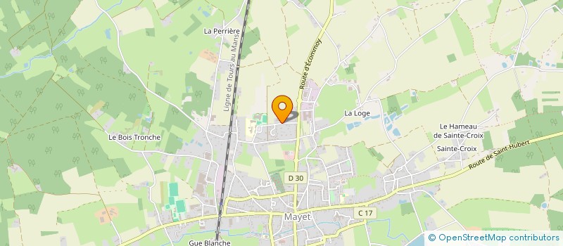 localisation de l'entreprise MADAME SANDRINE THAMARD  MAYET