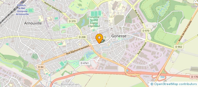 localisation de l'entreprise MADAME SANDRINE THEMIOT  LE THILLAY