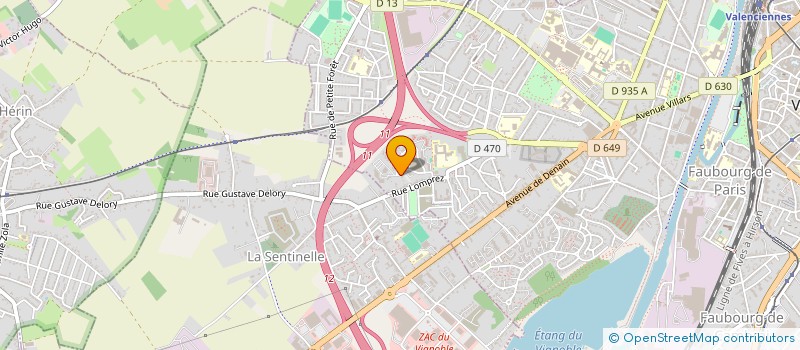 localisation de l'entreprise MADAME SANDRINE THERY  VALENCIENNES