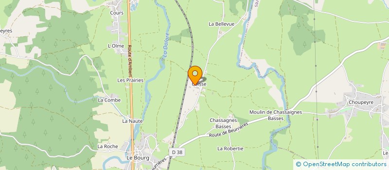 localisation de l'entreprise MADAME SANDRINE THIOLAT  ARLANC