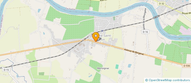 localisation de l'entreprise MADAME SANDRINE THOMAS à BERGERAC