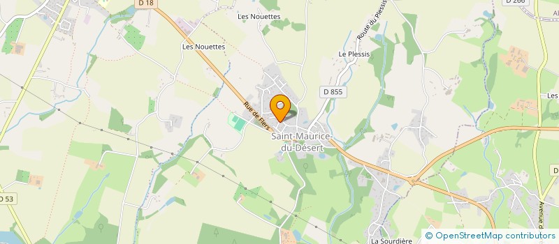 localisation de l'entreprise MADAME SANDRINE THOMMEREL à LES MONTS-D'ANDAINE