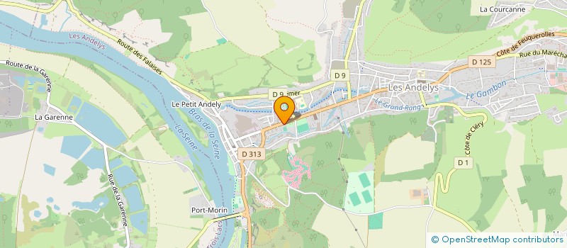 localisation de l'entreprise MADAME SANDRINE THUAULT  LES ANDELYS