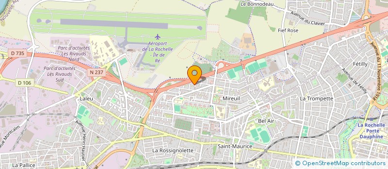 localisation de l'entreprise MADAME SANDRINE TICHOUX  LA ROCHELLE