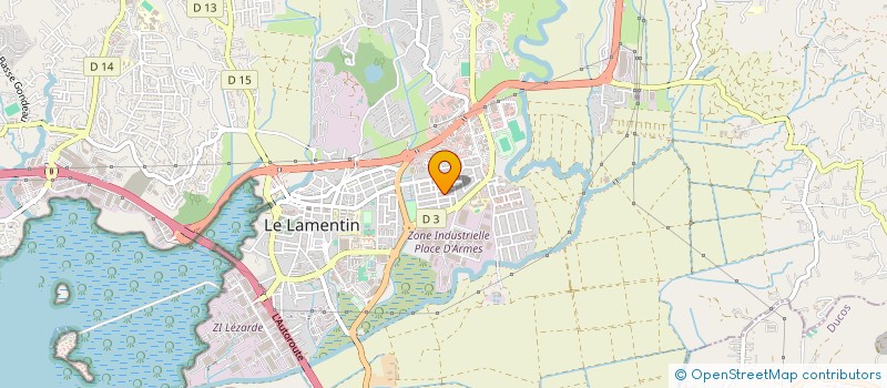localisation de l'entreprise MADAME SANDRINE TIDAS à LE LAMENTIN