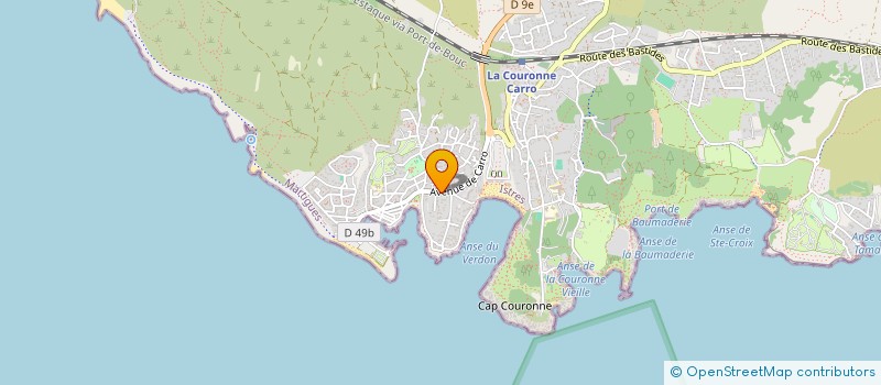 localisation de l'entreprise MADAME SANDRINE TIREFORT  MARTIGUES