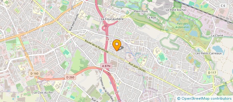 localisation de l'entreprise MADAME SANDRINE TOKPA NIALE à ANGERS