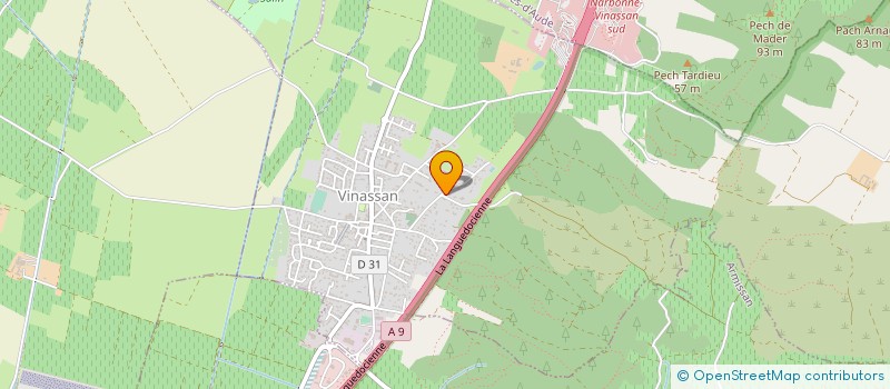 localisation de l'entreprise MADAME SANDRINE TOMASINO  VINASSAN