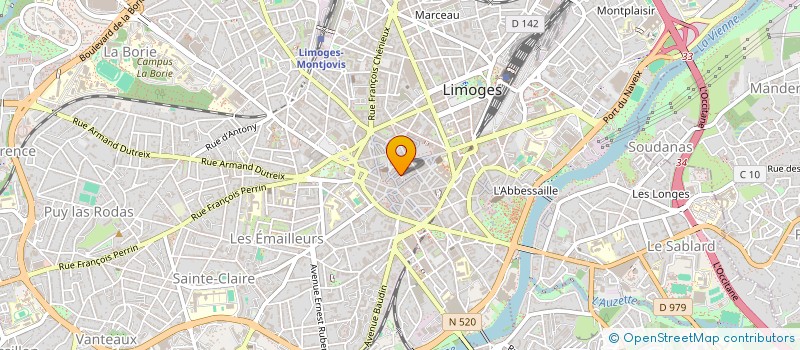 localisation de l'entreprise MADAME SANDRINE TOMASSO à LIMOGES
