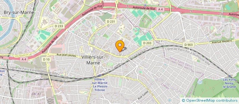 localisation de l'entreprise MADAME SANDRINE TONNEAU  VILLIERS-SUR-MARNE