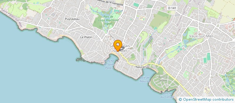 localisation de l'entreprise MADAME SANDRINE TORDEUR  SAINT-PALAIS-SUR-MER