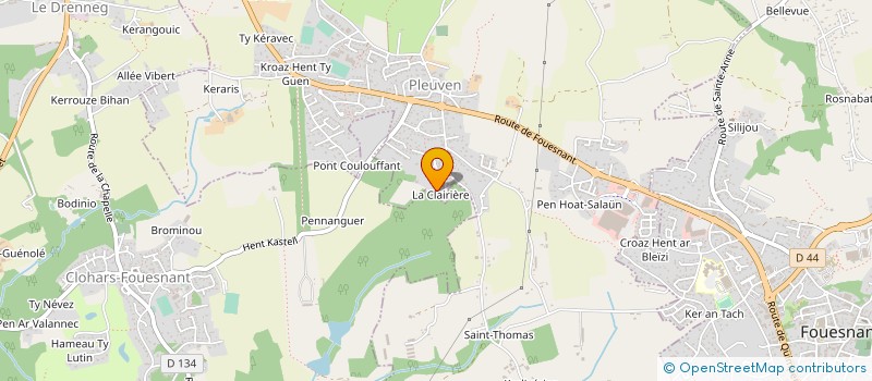 localisation de l'entreprise MADAME SANDRINE TOUFFAIT  PLEUVEN