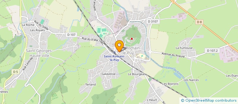 localisation de l'entreprise MADAME SANDRINE TOURNEBIZE  SAINT-BONNET-LE-CHATEAU