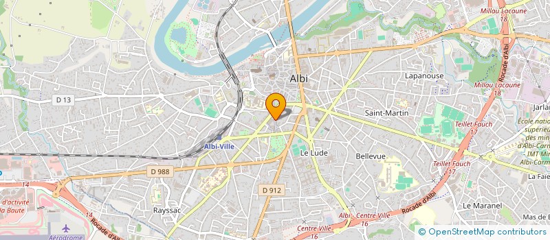 localisation de l'entreprise MADAME SANDRINE TOURREL à ALBI