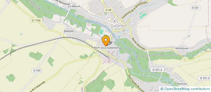 localisation de l'entreprise MADAME SANDRINE TRAVERS à BAILLEAU-ARMENONVILLE