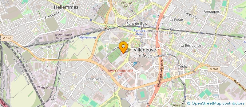 localisation de l'entreprise MADAME SANDRINE TRAVERS  VILLENEUVE-D'ASCQ