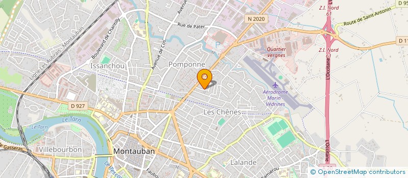 localisation de l'entreprise MADAME SANDRINE TREGOU SOULIE  MONTAUBAN