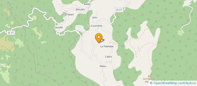 localisation de l'entreprise MADAME SANDRINE TREVAUX à MASSAT