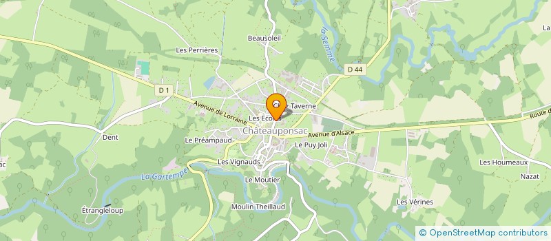 localisation de l'entreprise MADAME SANDRINE TREVIEN à CHATEAUPONSAC