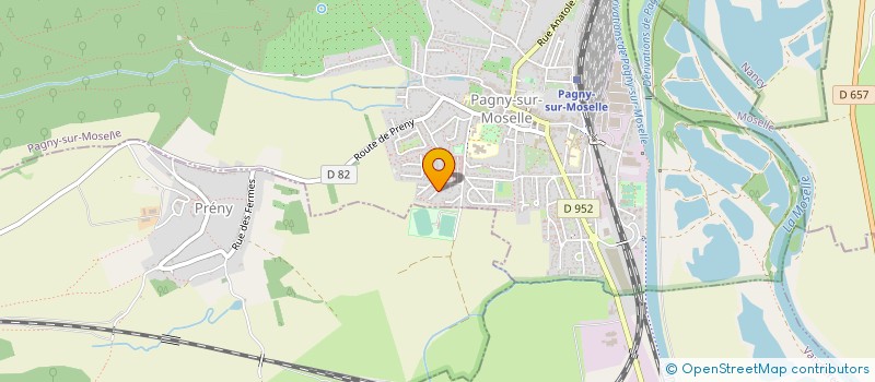 localisation de l'entreprise MADAME SANDRINE TROISOEUFS à PAGNY SUR MOSELLE