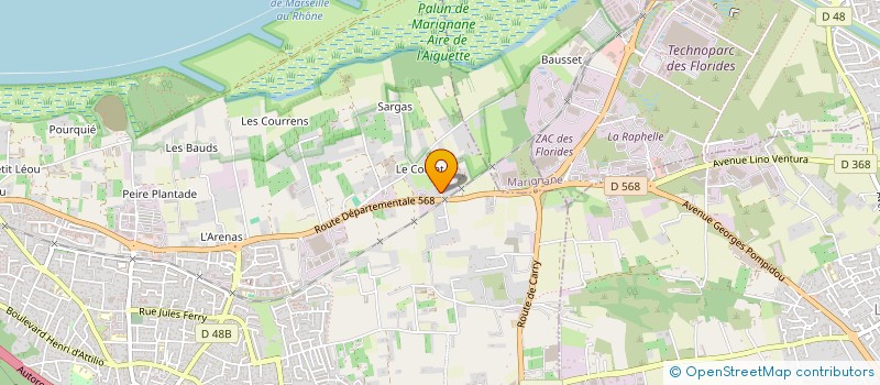 localisation de l'entreprise MADAME SANDRINE TROTABAS  CHATEAUNEUF-LES-MARTIGUES