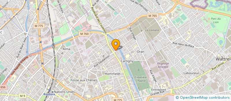 localisation de l'entreprise MADAME SANDRINE TROTTIN  CROIX